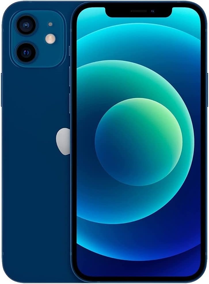 Apple iPhone 12, 64GB, Blue – Fully Unlocked (Renewed)
