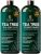 Tea Tree Shampoo and Conditioner Set – Pure Tea Tree Oil, Biotin, Ginseng & Argan Oil – For Dry Scalp, Deep Cleanse, Strengthen & Boost Shine – For Men & Women – 16 fl oz each