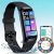 Fitness Activity Tracker,Smart Watch with Blood Pressure Heart Rate Body Temperature & Sleep Monitor IP67 Waterproof Step Calorie Counter Pedometer Health Fitness Watch for Android iOS Phone Men Women