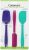 Cuisinart CTG-00-S3MSJ Mini Silicone Spatulas, Set of 3, Jewel