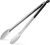 Grill Tongs, 17 Inch Extra Long BBQ Tongs, Premium Stainless Steel Metal Tongs for Cooking, Grilling, Barbecue/BBQ, Buffet (17″, 1PC)