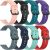 Chofit Bands Compatible with ENOMIR ID208BT/Aeac ID208BT/Konitee ID208BT/FACOI ID208BT/VRPEFIT ID208BT Watch,Waterproof Silicone WristBand Adjustable Bracelet Smart Watch Band for ENOMIR ID208BT Women Men