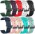 Chofit 10 Pack Silicone Bands Compatible with Amazfit GTS/GTS2/ GTS 3/GTS 2e/GTS 2 mini/GTS 4 mini/GTS 4/GTR mini/Active, 20MM Band Replacement Watch Straps for Amazfit Bip U Pro/Bip/Bip Lite/Bip S/Bip S lite/Bip U/Bip 3/Bip 3 Pro