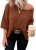 Dokotoo Women’s Casual 3/4 Sleeve Loose Tunic Tops Lightweight Knit Fall Pulover Sweater Blouses