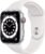 Apple Watch Series 6 (GPS + Cellular, 40mm) – Silver Aluminum Case with White Sport Band (Renewed)