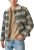 Lucky Brand Men’s Plaid Faux Shearling Lined Trucker Jacket