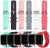 RuenTech 6-Pack Bands Compatible with ANDFZ Smart Watch 2022, Soft Silicone Quick Release Replacement Bands for ANDFZ T42 1.70‘’ Smatwatch