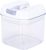 WHOLE HOUSEWARES Plastic Food Containers – Air-Tight Seal Food Storage with Lid – Durable and Resistant to Temperature Changes – Plastic and White Top Container for Organizing Kitchen and Pantry