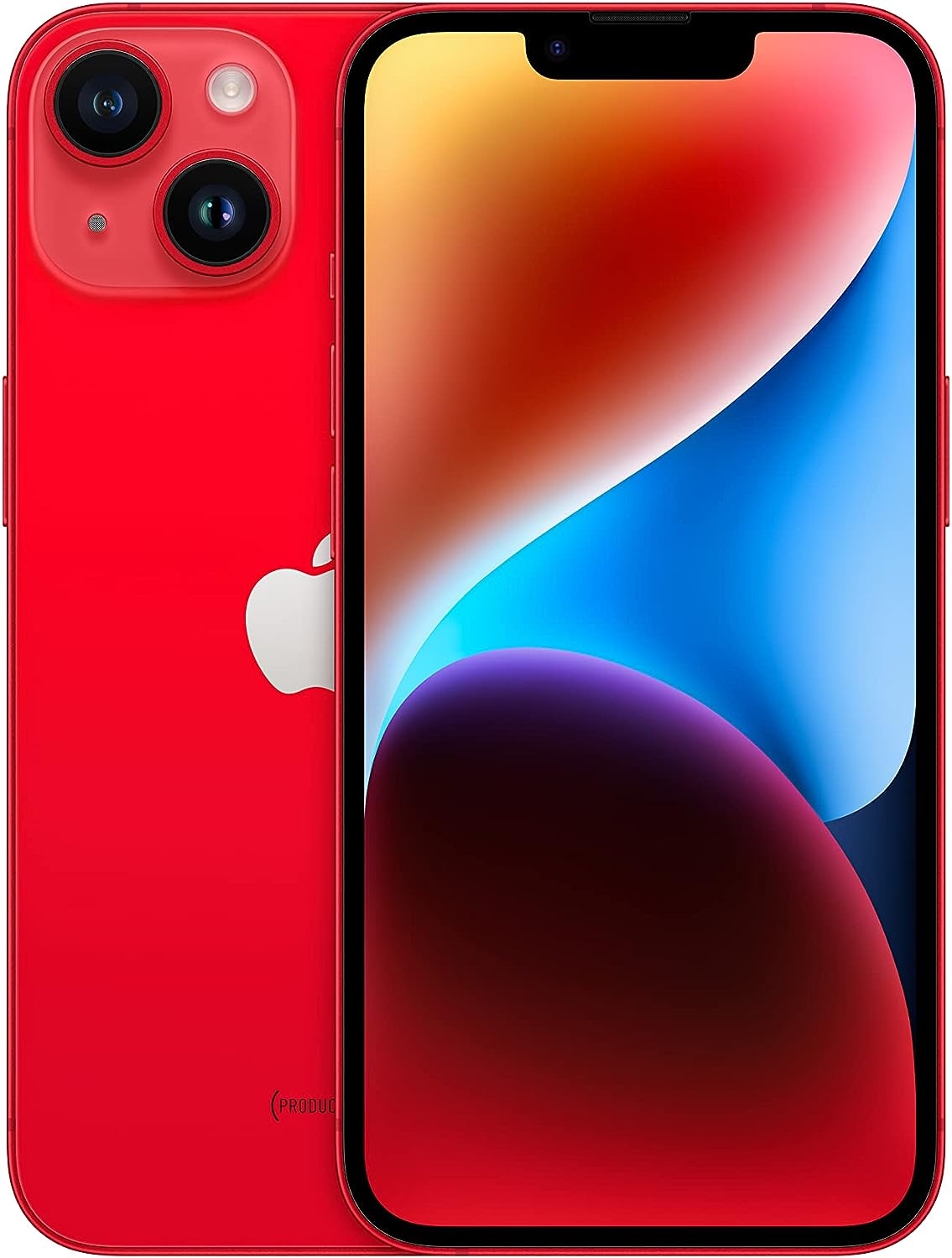 Apple iPhone 14, 128GB, (PRODUCT) Red for GSM (Renewed)