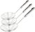 Swify Spider Strainer Set of 3 Asian Strainer Ladle Stainless Steel Wire Skimmer Spoon with Handle for Kitchen Frying Food, Pasta, Spaghetti, Noodle-30.5cm, 32cm, 35cm