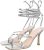 LISHAN Women’s Stiletto High Heels Strappy Lace Up Sandals