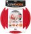 Safe Grabs: Multi-Purpose Silicone Original Microwave Mat as Seen on Shark Tank | Splatter Guard, Trivet, Hot Pad, Pot Holder, Minimize Mess (BPA Free, Heat Resistant, Dishwasher Safe), Set of 2, Red