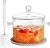 Clear Glass Pot Set for Cooking On Stove – 1.9l/67 Fl Oz Glass Cookware Simmer Pot for Safe for Pasta Noodle, Soup, Milk