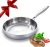 DELARLO Whole body Tri-Ply Stainless Steel 12inch Frying Pan, Oven safe induction skillet,pots and pans set,Suitable for All Stove (Detachable Handle)