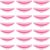 Hicarer 48 Pieces Raise Eyelashes Rods Silicone Eyelash Pads (Small, Medium, Large), Rods for Raise Eyelashes Silicone Eyelash Perming Curler, Pads for Eyelashes Makeup Tool(Pink)