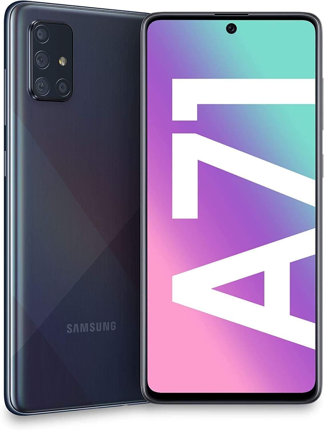 Samsung – Galaxy A71 A716U 5G Fully Unlocked 128GB – Prism Cube Black (Renewed)