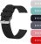 18mm 20mm 22mm Width Silicone Quick Release Wristband Replacement Sports Straps Bracelet Watch Band Women Men Strap with Quick Release Pins for Smartwatch