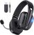 WolfLawS TA3000 Wireless Gaming Headset for PC, PS5, PS4, Switch, Mac, Bluetooth USB Over-Ear Headphones with Detachable and Built-in Mics, Noise Isolation, Low Latency, Lightweight