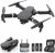 Drone with Dual Camera for Adults Kids, Foldable RC Quadcopter for Beginners, Toys Drone Gifts, 1080P FPV Video, 3 Batteries, Carrying Case, One Key Start, Headless Mode, Waypoints fly, 360° Flips