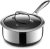 HexClad Hybrid Nonstick 3-Quart Saucepan with Tempered Glass Lid, Stay-Cool Handle, Dishwasher Safe, Induction Ready, Compatible with All Cooktops