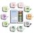 10 Piece Clay Mask Variety Kit for Men & Women Facial and Skin Care, Clay Face Mask Set (Rose, Rose Jelly, Matcha, Turmeric, Dead Sea, Green Tea, Aloe Vera, Avocado, Eggplant, Tea Tree)