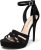 DREAM PAIRS Women’s Platform Stiletto Heels Open Toe Ankle Strappy High Heels Fashion Wedding Dressy Pump Sandals Shoes