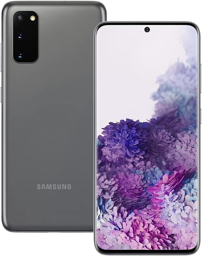 Samsung Galaxy S20 5G, 128GB, Cosmic Gray – Unlocked (Renewed)