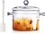 AEFPOYMXU Glass Pots for Cooking with Lids Saucepan with Cover Simmer Heat-Resistant Stovetop Pot And Pan with Lid, Soup, Milk, Baby Food