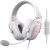 Redragon H510 Zeus White Wired Gaming Headset – 7.1 Surround Sound – Memory Foam Ear Pads – 53MM Drivers – Detachable Microphone – Multi Platforms for PC, PS4/3 & Xbox One/Series X, NS