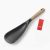 Cooking Spoon for Nonstick Cookwares, VOVOLY Silicone Spoon for Mixing, Scoop, and Scrape, Black, 11.4”