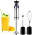 MuellerLiving Hand Blender, Immersion Blender, Hand Mixer with Attachments: Stainless Steel Blade, Whisk, Milk Frother