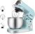 Kitchen in the box Stand Mixer,3.2Qt Small Electric Food Mixer,6 Speeds Portable Lightweight Kitchen Mixer for Daily Use with Egg Whisk,Dough Hook,Flat Beater (Blue)