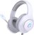 syndesmos CM7002 Gaming Headset for PS5, PS4, PC, Mac, Switch, Xbox Series, Surround Sound RGB Gaming Headphones with Noise Canceling Microphone, 50MM Dynamic Drivers, 3.5MM Audio Jack, White