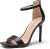 DREAM PAIRS High Heels Stillettos Square Toe Heels for Women Ankle Strap Heels Sexy Comfort Strappy Dress Shoes Wedding Bridal Pumps Sandals