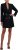 BCBGMAXAZRIA Women’s Long Sleeve V Neck Mini Tweed Blazer Dress