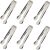 6PCS Ice Tongs Mini Sugar Tongs 4.25Inch Stainless Steel Small Serving Tongs, Small Kitchen Tiny Tongs for Appetizers,Tea Party, Coffee Bar, Desserts by Sunenlyst (Silver)