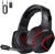 gmrpwnage Wireless Gaming Headsets for PS5, PS4, Mac, Switch, PC, 2.4GHz Wireless Gaming Headphones, Bluetooth 5.2, Adjustable Noise Canceling Microphone(Red)