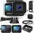 Waterproof Case Housing for GoPro Hero 12 11 10 9 Black Tempered Glass Screen Protector Silicone Sleeve Protective Case Accessories Kit Bundle for Gopro12 Gopro11 Gopro10 Gopro9 Go Pro -04E