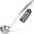 Zulay Kitchen Stainless Steel 13″ Soup Ladle – Comfort Grid Steel Ladle with Long Handle and Ample Bowl Capacity Perfect for Stirring, Serving Soups and More – Heavy-Duty Metal Ladle