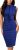 Miusol Women’s Retro 1950s Style Half Collar Ruffle Cocktail Pencil Dress