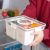 Dingerjar Airtight Fruit Storage Containers for Fridge with Lids & Handle, Refrigerator Organizer Bins, with 4 Removable Colanders, Food, Vegetable Fresh Produce Saver