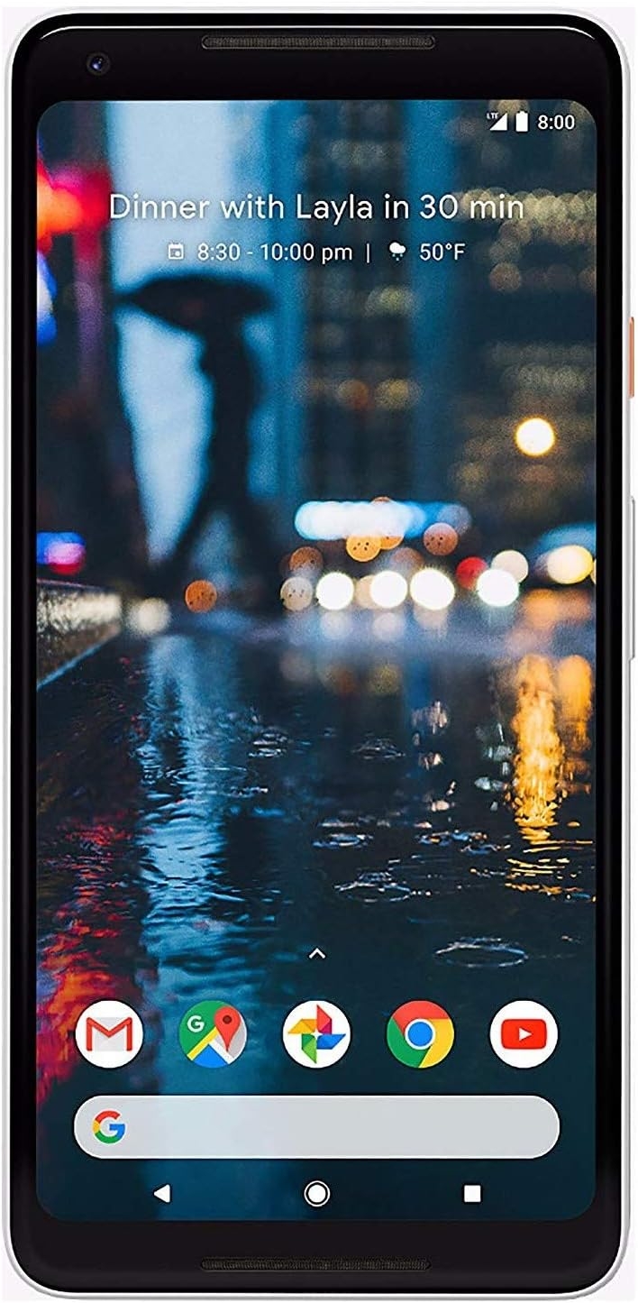 Google Pixel 2 XL Unlocked (GSM Only, No CDMA) – US warranty (Black & White, 64GB)