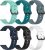 Replacement Watch Bands for Veryfitpro ID205L Smart Watch and ID205G,ID205S,ID205U,SW020,SW023,SW025 Smart Watch Silicone Band for Women Men(6Pack)