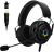 SUNGODCOME ES09 Foldable Gaming Headset,Xbox Headset 7.1 Surround Sound, Gaming Headphones Detachable Noise Cancelling Mic, Memory Foam Ear Muffs, RGB Light, for PC, Meeting, Music, PS4，PS5，Switch