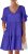 ANRABESS Women’s 2024 Summer Trendy V Neck Ruffle Short Sleeve A Line Tiered Flowy Casual Mini Beach Dress with Pockets