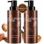 Natural Organic Sulfate Free Moroccan Argan Oil Shampoo and Conditioner Set – Color Safe Treatment, UV Protection, Intense Moisturizing For Dry, Damaged, Frizzy, Volumizing for Thin Hair 14 Ounce