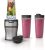 Ninja BN301 Nutri-Blender Plus Compact Personal Blender, 900-Peak-Watt Motor, Frozen Drinks, Smoothies, Sauces & More, (3) 20 oz. To-Go Cups, (2) Spout-Lids (1) Storage-Lid, Dishwasher Safe, Silver