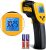 Etekcity Infrared Thermometer Temperature Gun for Pool Refrigerator, -58°F to 1130°F, Digital Heat Gun for Cooking Meat Pizza Oven, Laser Tool for Indoor Outdoor Candy, Griddle, Yellow