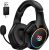 Wireless Gaming Headset 7.1, Bluetooth 5.3 & 2.4GHz Type-C & USB Gaming Headphones with 40H+, Gaming Headsets for PS5, PS4, PC, Switch, Phone