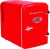 Frigidaire EFMIS129-RED Mini Portable Compact Personal Fridge Cooler, 1 Gallons, 6 Cans